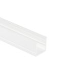 Attached aluminum profile PY 15x15mm without diffuser white 2m