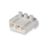 Coupler 3-p plug, wht