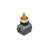 Complete unit with illuminated 4 positions selector, fixing adapter and contacts