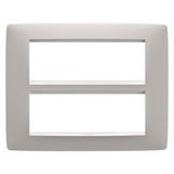 ONE PLATE - IN PAINTED TECHNOPOLYMER - 12 MODULE - SATIN WHITE - CHORUSMART GW16112VL