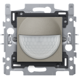 Motion detector, 230 V, 8 m, 180°, wall detector, for flush-mounting box, bronze coated
