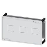 ALPHA 400/630 DIN circuit breaker kit 3x 3VA10-11/100 A/160 A 3+4-pole