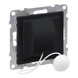 PULL-CORD CHANGEOVER PUSH-BUTTON BLACK