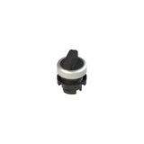 Long handle selector, 2 positions black with marking