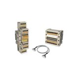 Test-disconnect terminal, PUSH IN, dark beige, 2.5 mm², 16 A, 400 V, N