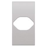 L.NOW - CH SOCKET COVER 2M STEEL
