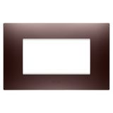 EGO PLATE - IN PAINTED TECHNOPOLYMER - 4 MODULES - COPPER - CHORUSMART