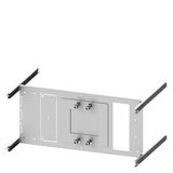 Mounting plate 3NP1143 (NH1 up to 250 A), 3NP1153 (NH2 up to 400 A), H: