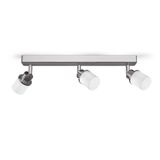 LINN III surface mounted opal-colored glass/chrome 230V LED G9 3x3W IP44