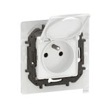2P+T FB BA ECLIPS IP44 BLANC