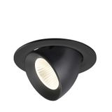 NUMINOS© GIMBLE L, recessed CL 4000K, 40ø, IP20, round, bl