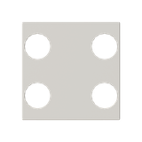 Cover plate - KNX 2/4-gang sensors - 2M - Dune