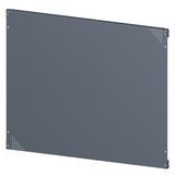 SIVACON, mounting plate, mounting with bracket, perforated, H: 800 mm, W: 1000 mm, zinc-plated The