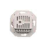 Blind element with metal support, black matt