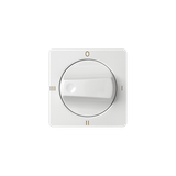 Cover for rotary switch (4 positions), white