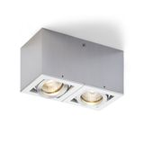 BERIT II ceiling aluminum 230V GU10 2x50W