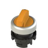 Long handle selector, 2 positions orange with marking