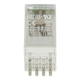 Pluggable interface relay CR-M230AC4L 4CO 230V AC