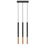 HANGING LAMP MOSAIC 3L BLACK/COPPER G9 3X40W IP20