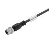 Sensor/actuator line, One end without connector, M12, Number of poles : 5, 1.5 m, pin, straight, Shielded: No, LED: No, Sheath material: PUR, Halogen: No