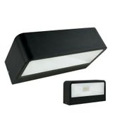 Cygnus LED lamp, 8W, 4000K, IP65, black color