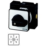 T3-4-8235/E Step switches, T3, 32 A, flush mounting, 4 contact unit(s), Contacts: 8, 45 °, maintained, Without 0 (Off) position, 1-8, Design number 8235