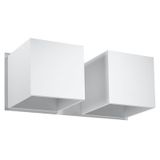 Wall lamp QUAD 2 white G9 2x40W IP20