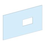 FRONT PLATE INS250 VERTICAL WIDTH 600/650 5M