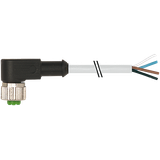 M12 female 90° A-cod. with cable TPE 4x0.34 gy 1.5m