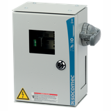 Steel safety enclosure 4P 1250A with bottom/bottom connection side ope