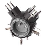 Travel FRENCH adapter abroad (America, Asia, Africa)