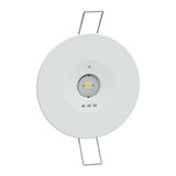 Exiway Smartbeam 1h recessed OpenArea HC