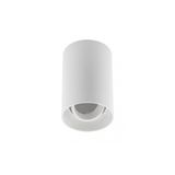 Ceiling luminaire housing RESTO, max. 10 W (LED ONLY), Ø80x125 mm, IP20, PC, white