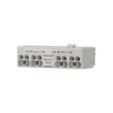 Standard auxiliary contact NHI-E, 1 N/O, 1 NC, Can be fitted to the fr