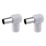 IEC Aerial Connector female, screw type, angle