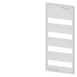 ALPHA, front cover, with cutout, D: 125 mm, H: 600 mm, W: 250 mm
