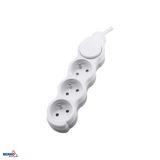 EXTENSION CORD NB 3X 2P+Z+WYŁ. 1.5MM X 3.0M