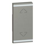 Arteor BUS Control Key Cover with Up/Down Symbol 1 Module Magnesium