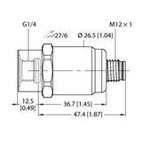 Pressure Transmitter With Current Output (2-Wire)   PT0.1R-1501-I2-H1143/D840