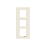 Frame 3-gang / 2+2+2-modules - Niessen logo - S - White