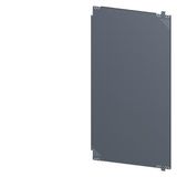 SIVACON, mounting plate, for cabinet side, perforated, D: 1000 mm, H: 1800 mm, zinc-plated The
