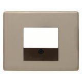 Centre plate TAE cut-out, arsys, light bronze matt, al. lacq.