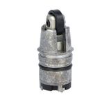 Operating heads, plastic top roller push plunger