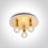 BRASS CEILING LIGHT 3x12W E27 100-240V