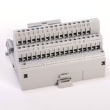 Allen-Bradley 1794-TB3TS Terminal Base, Flex I/O, 16 I/O Terminals, 10 Common Terminals, 4 +Voltage Terminals, CJC Temperature, Spring-Clamp, Open Style, DINMount, IP20