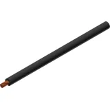 Silicone-switching strand, highly flexible, halogen free, Cableline, 16 mm², 4116 x 0.07 mm, black, outer Ø 10.5 mm, 61.7614-10021