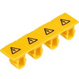 WARNING COVER ADF10/4 GELB