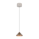 Laguna LED pendant 1-pc 18 cm coffee