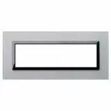 VERA44 GLASS FRONT PLATE S.GREY  7M