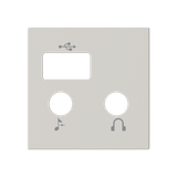 N2268.3 DN - Cover per I/O + USB + BT